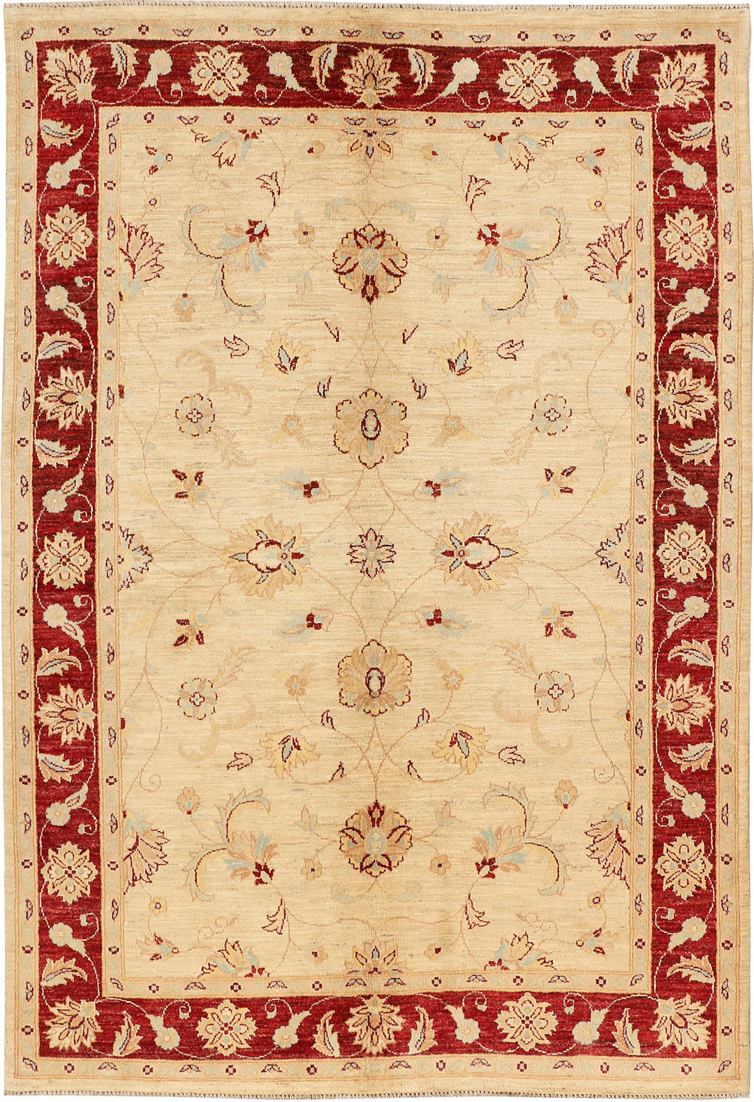 Bisque Ziegler 5' 6 x 8' 1 - No. 48349 - ALRUG Rug Store