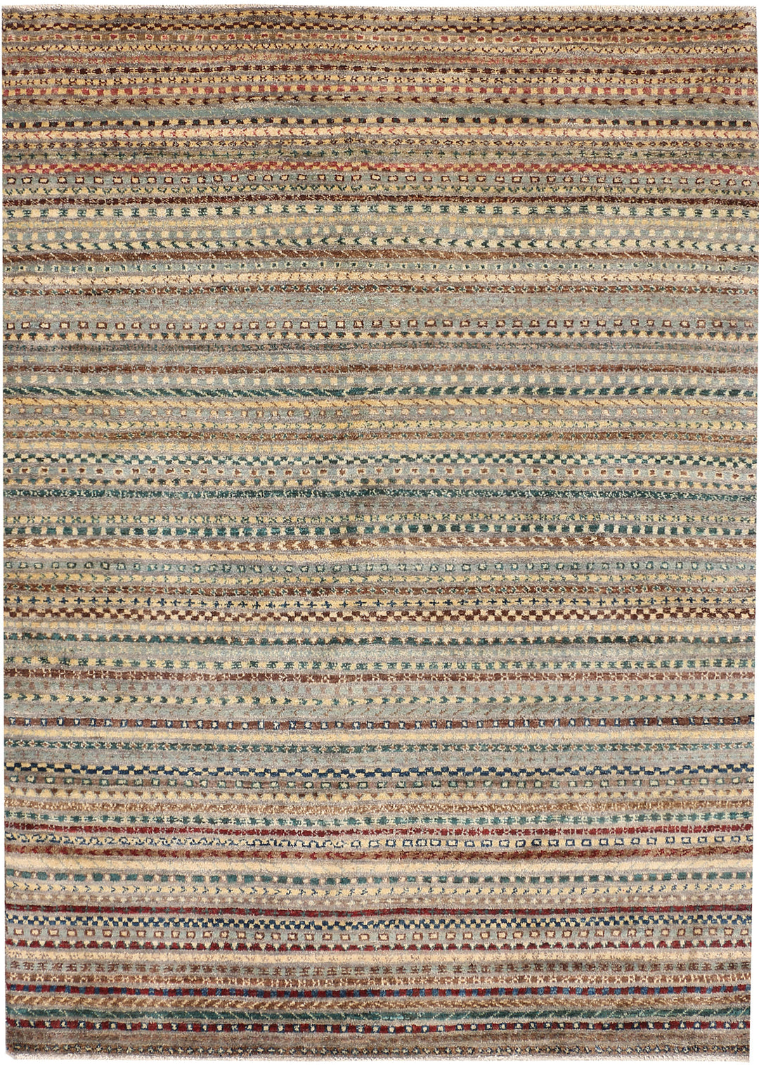 Multi Colored Gabbeh 5' 2 x 7' 1 - No. 48368 - ALRUG Rug Store