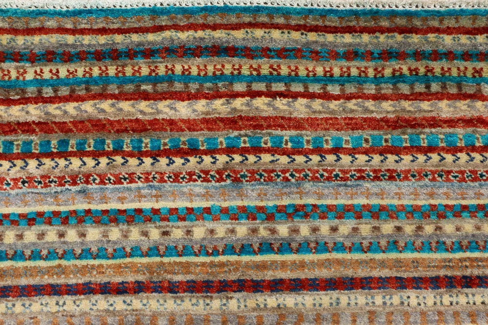 Multi Colored Gabbeh 5' 3 x 7' 1 - No. 48369 - ALRUG Rug Store