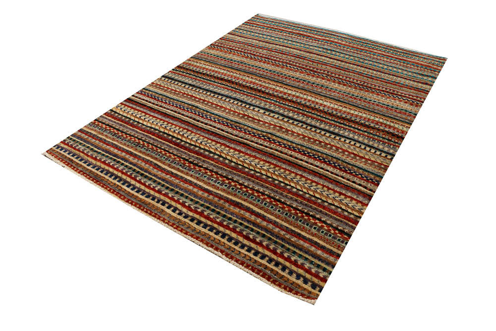 Multi Colored Gabbeh 5' 3 x 7' 1 - No. 48369 - ALRUG Rug Store