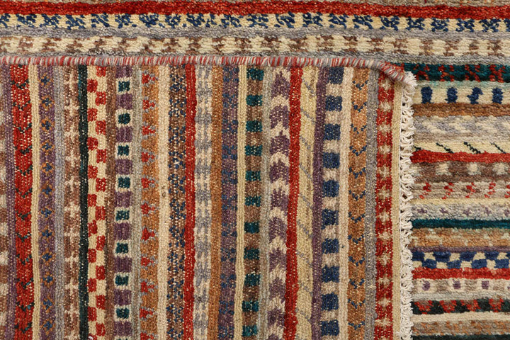 Multi Colored Gabbeh 5' 3 x 7' 1 - No. 48369 - ALRUG Rug Store