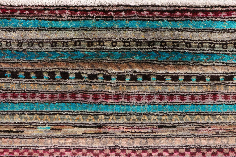 Multi Colored Gabbeh 5' 2 x 6' 8 - No. 48370 - ALRUG Rug Store