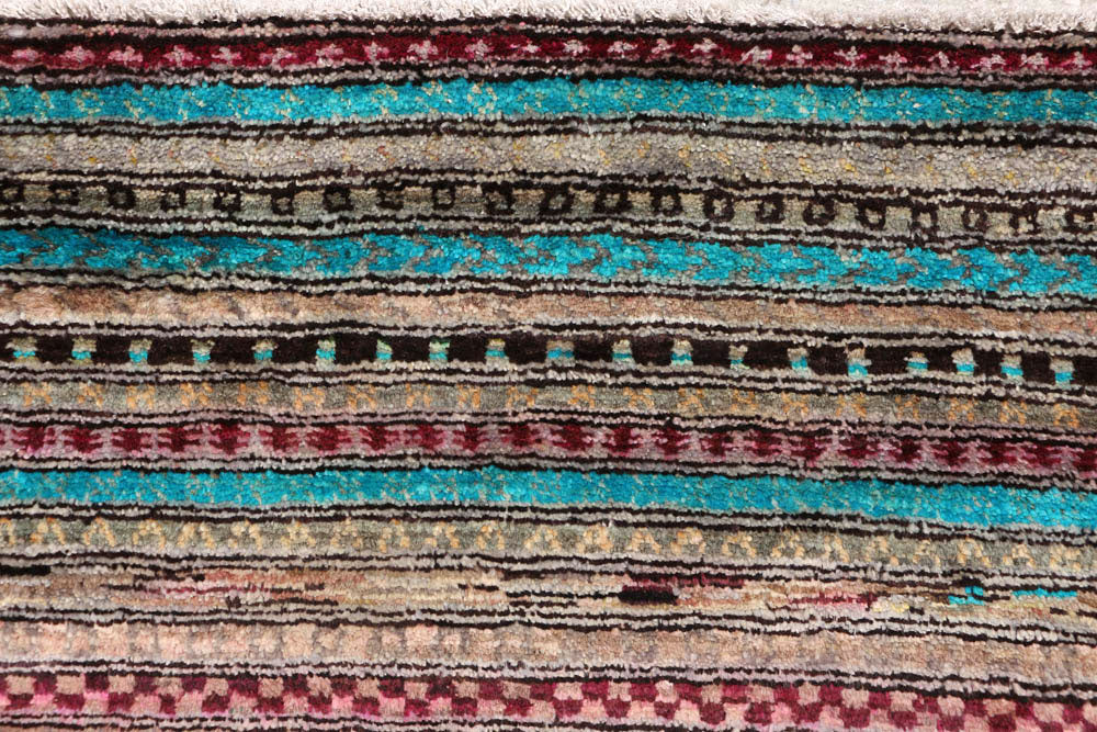 Multi Colored Gabbeh 5' 2 x 6' 8 - No. 48370 - ALRUG Rug Store