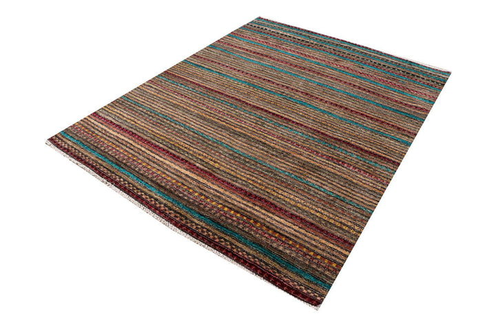 Multi Colored Gabbeh 5' 2 x 6' 8 - No. 48370 - ALRUG Rug Store