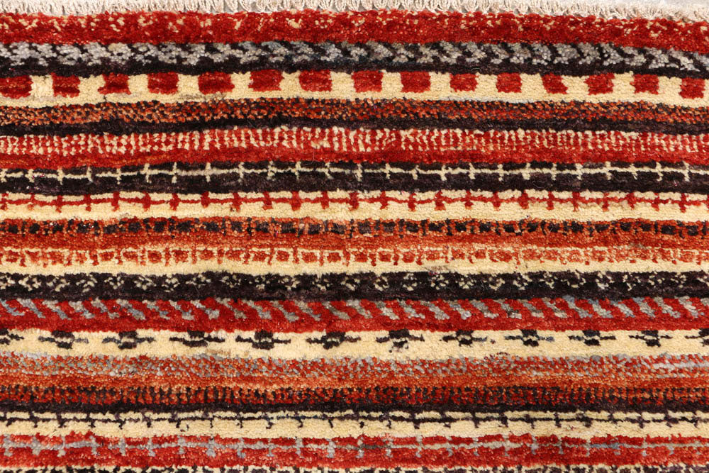 Multi Colored Gabbeh 5' 1 x 6' 9 - No. 48371 - ALRUG Rug Store