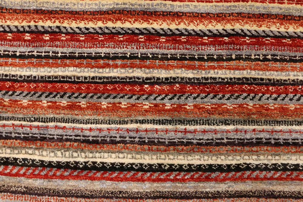 Multi Colored Gabbeh 5' 1 x 6' 9 - No. 48371 - ALRUG Rug Store