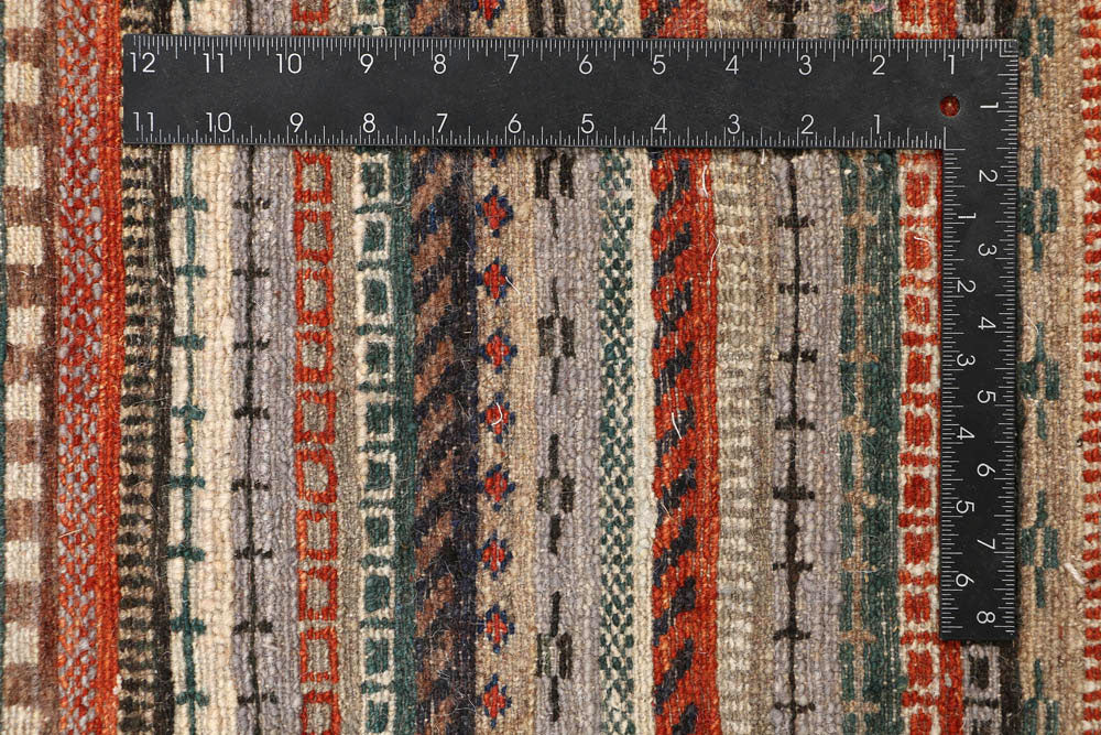 Multi Colored Gabbeh 5' 1 x 6' 9 - No. 48371 - ALRUG Rug Store