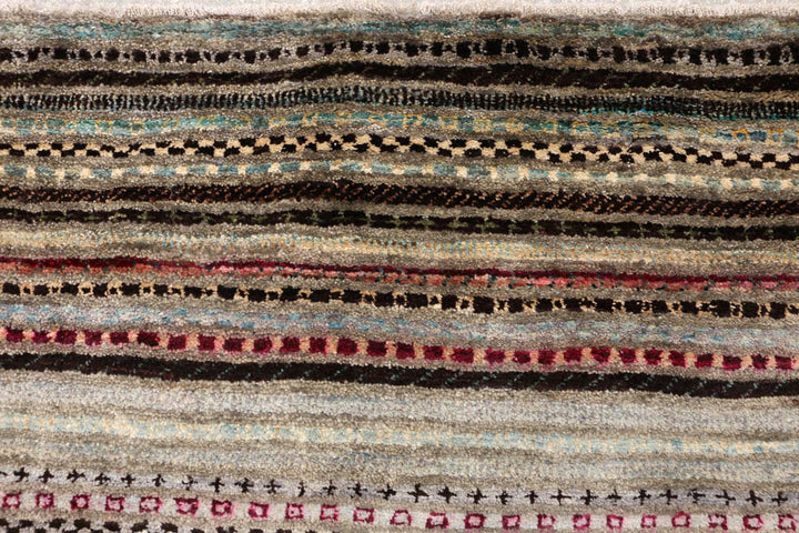 Multi Colored Gabbeh 5' 1 x 7' - No. 48372 - ALRUG Rug Store