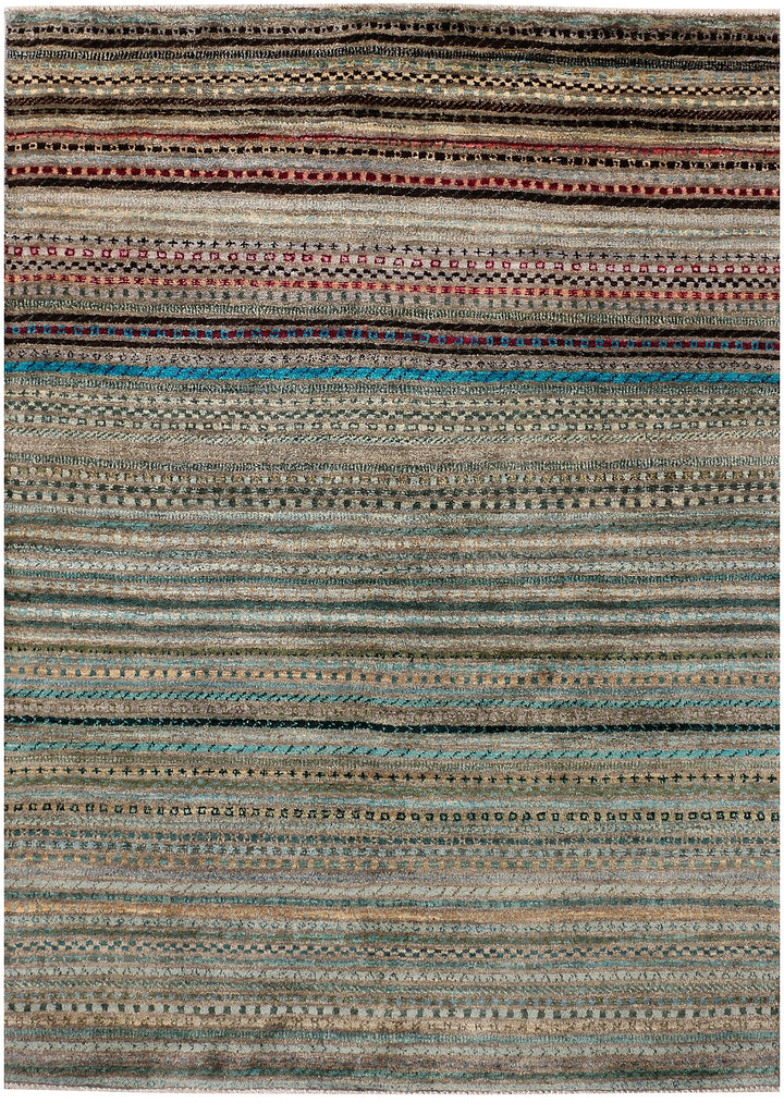 Multi Colored Gabbeh 5' 1 x 7' - No. 48372 - ALRUG Rug Store