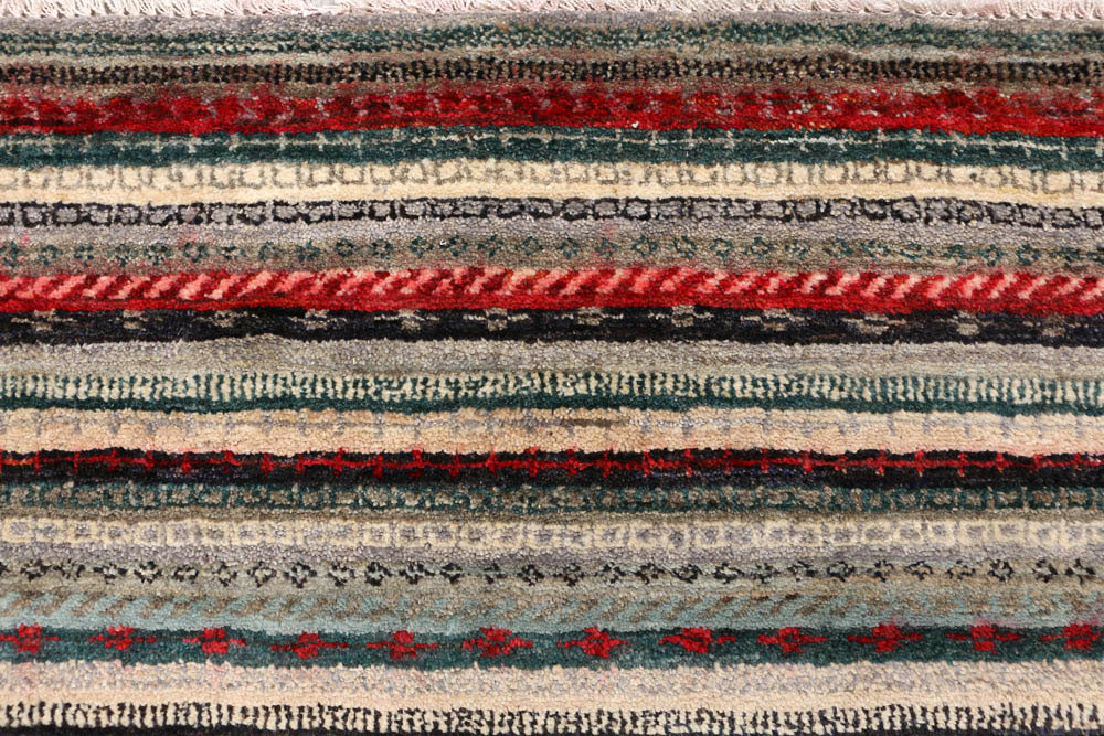Multi Colored Gabbeh 5' 2 x 7' - No. 48378 - ALRUG Rug Store