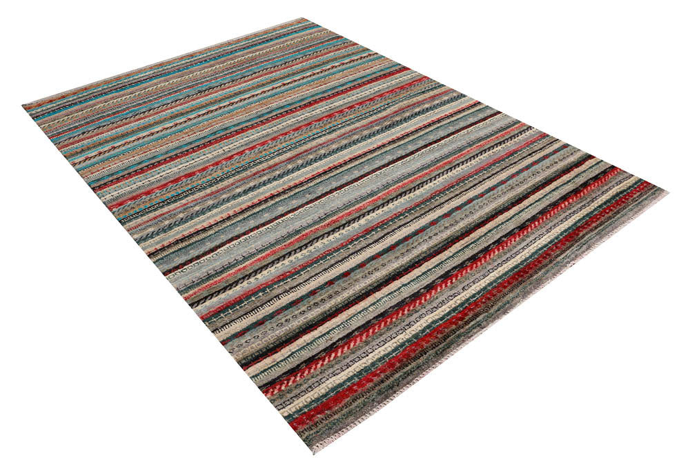 Multi Colored Gabbeh 5' 2 x 7' - No. 48378 - ALRUG Rug Store
