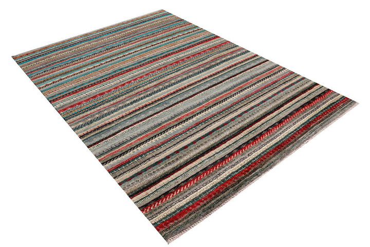 Multi Colored Gabbeh 5' 2 x 7' - No. 48378 - ALRUG Rug Store