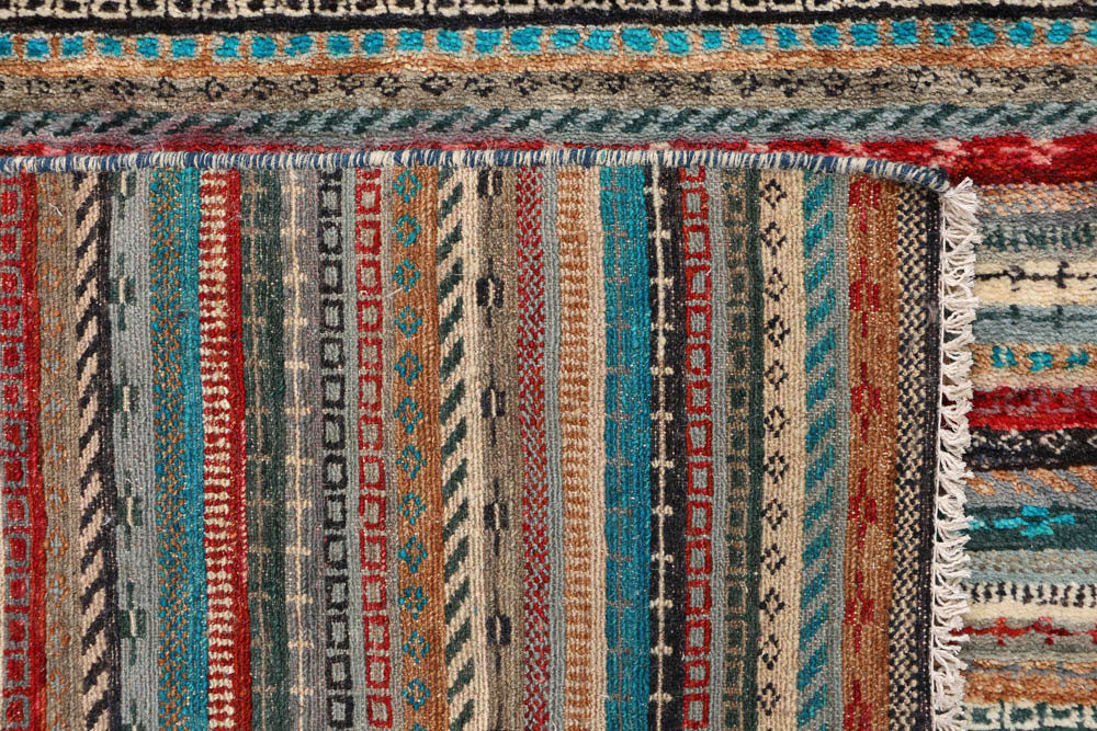 Multi Colored Gabbeh 5' 2 x 7' - No. 48378 - ALRUG Rug Store