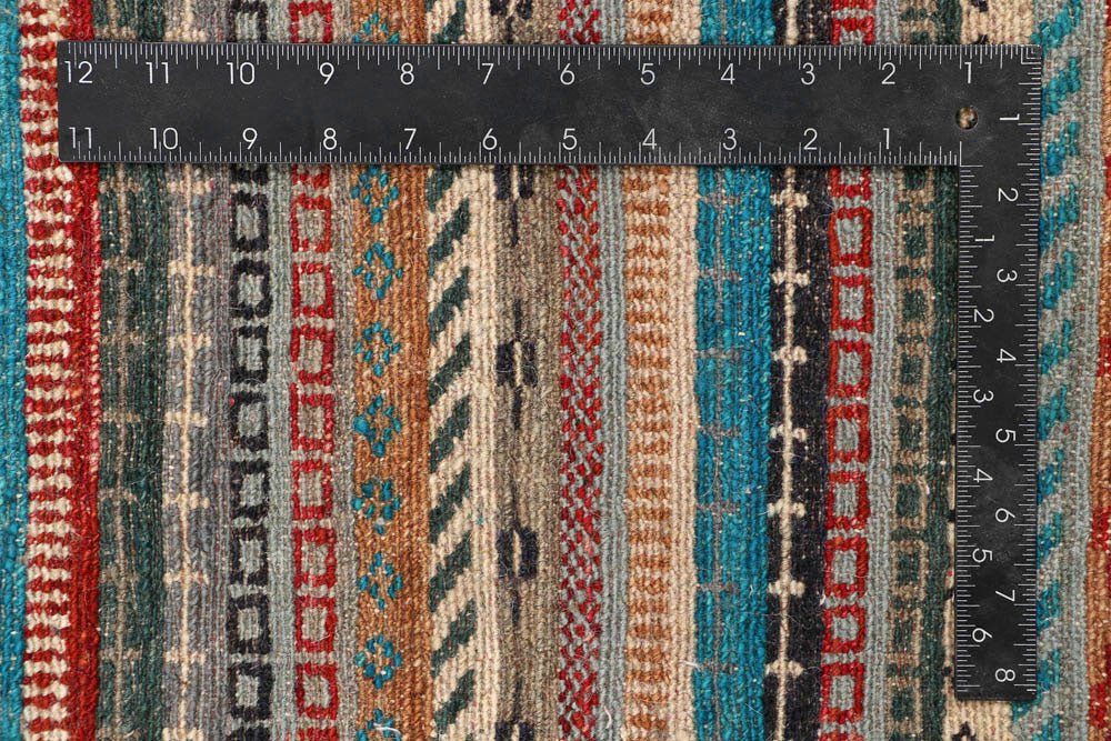 Multi Colored Gabbeh 5' 2 x 7' - No. 48378 - ALRUG Rug Store