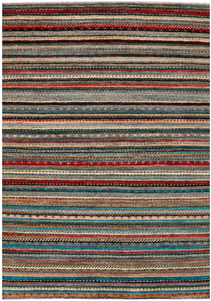 Multi Colored Gabbeh 5' 2 x 7' - No. 48378 - ALRUG Rug Store