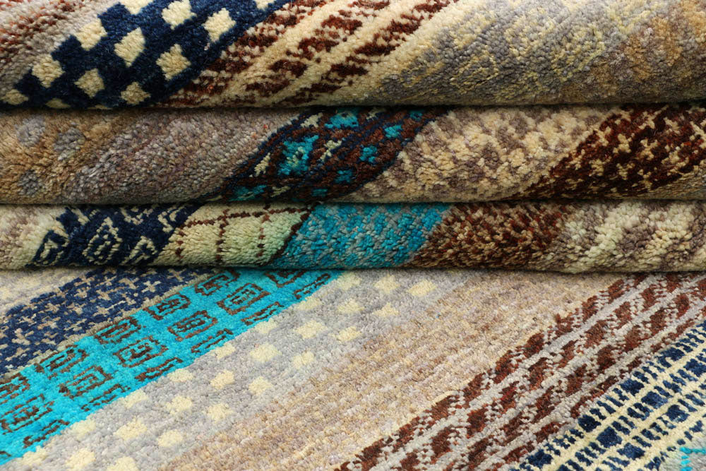 Multi Colored Gabbeh 8' 2 x 9' 10 - No. 48384 - ALRUG Rug Store