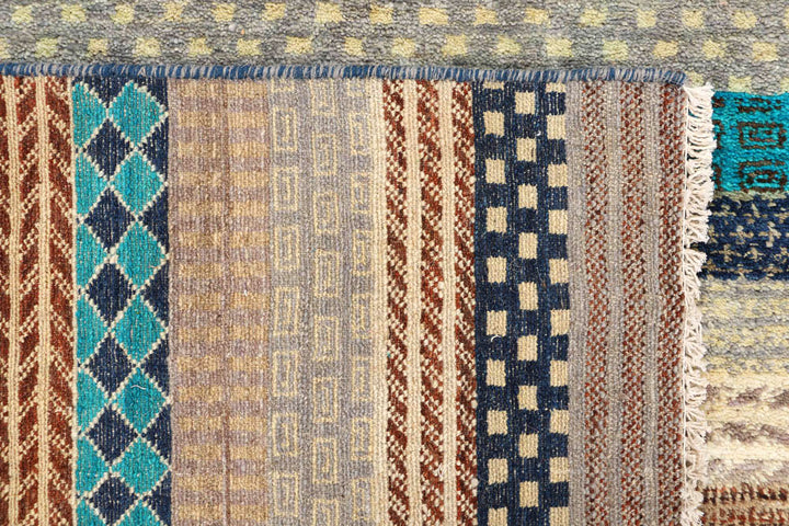 Multi Colored Gabbeh 8' 2 x 9' 10 - No. 48384 - ALRUG Rug Store