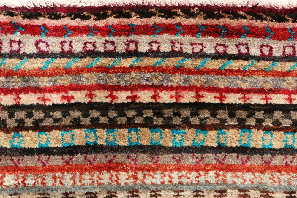 Multi Colored Gabbeh 2' 8 x 9' 10 - No. 48393 - ALRUG Rug Store