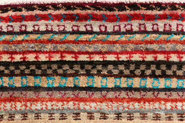 Multi Colored Gabbeh 2' 8 x 9' 10 - No. 48393 - ALRUG Rug Store