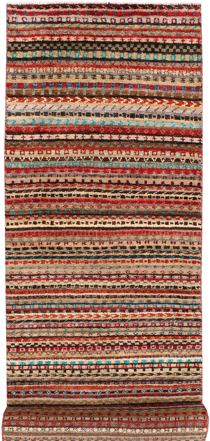 Multi Colored Gabbeh 2' 8 x 9' 10 - No. 48393 - ALRUG Rug Store