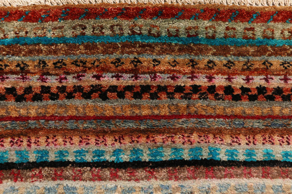 Multi Colored Gabbeh 2' 8 x 10' 2 - No. 48394 - ALRUG Rug Store