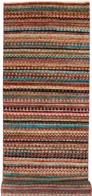 Multi Colored Gabbeh 2' 8 x 10' 2 - No. 48394 - ALRUG Rug Store