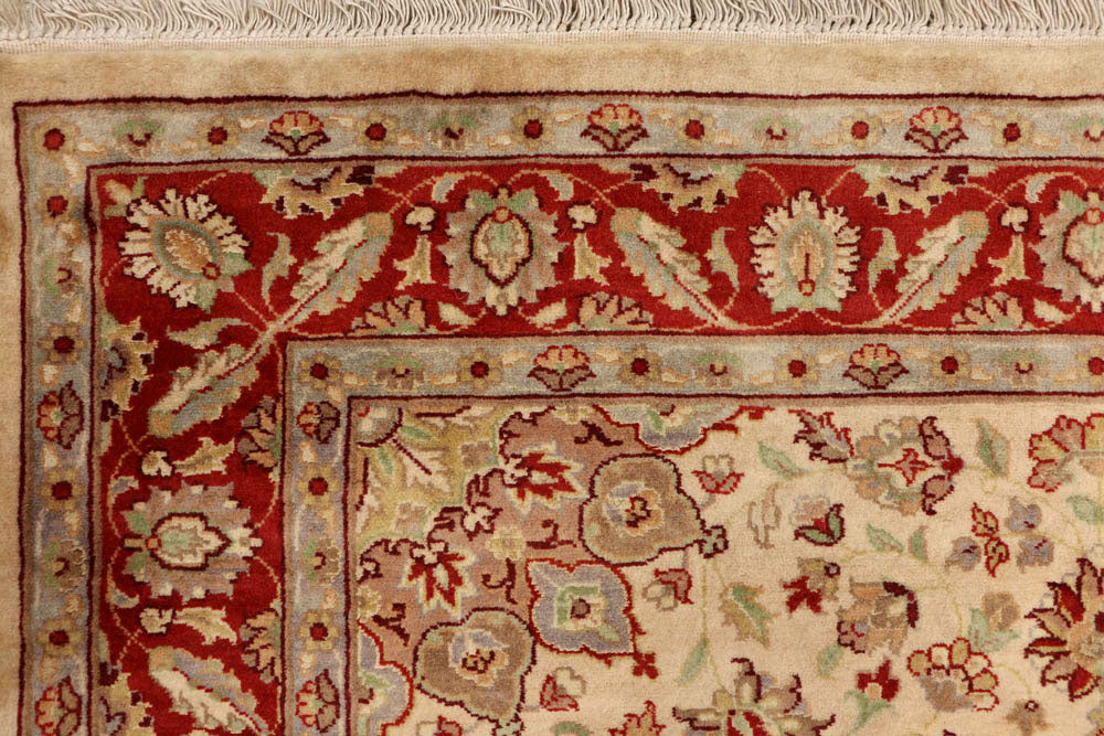 Wheat Kashan 3' 11 x 3' 11 - No. 48397 - ALRUG Rug Store