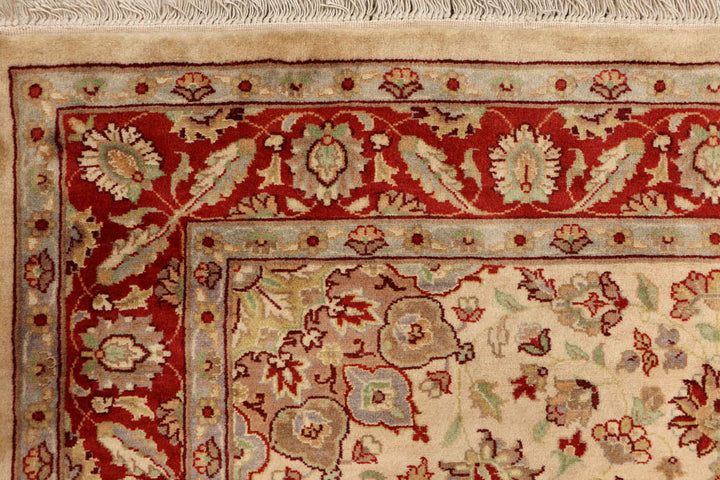 Wheat Kashan 3' 11 x 3' 11 - No. 48397 - ALRUG Rug Store