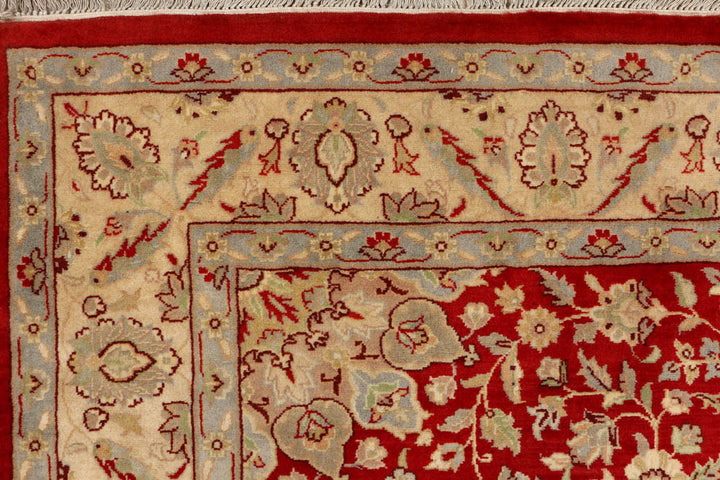 Red Kashan 5' 1 x 5' 1 - No. 48398 - ALRUG Rug Store