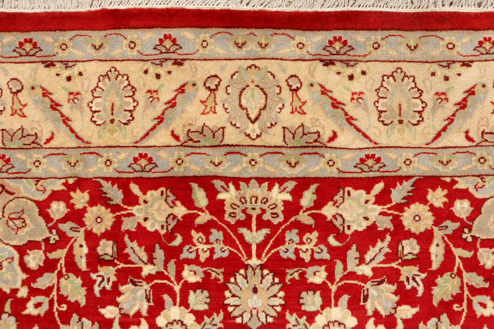 Red Kashan 5' 1 x 5' 1 - No. 48398 - ALRUG Rug Store