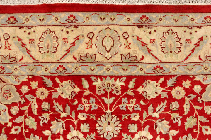 Red Kashan 5' 1 x 5' 1 - No. 48398 - ALRUG Rug Store