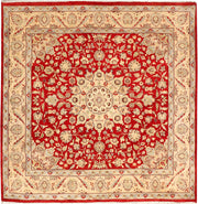 Red Kashan 5' 1 x 5' 1 - No. 48398 - ALRUG Rug Store