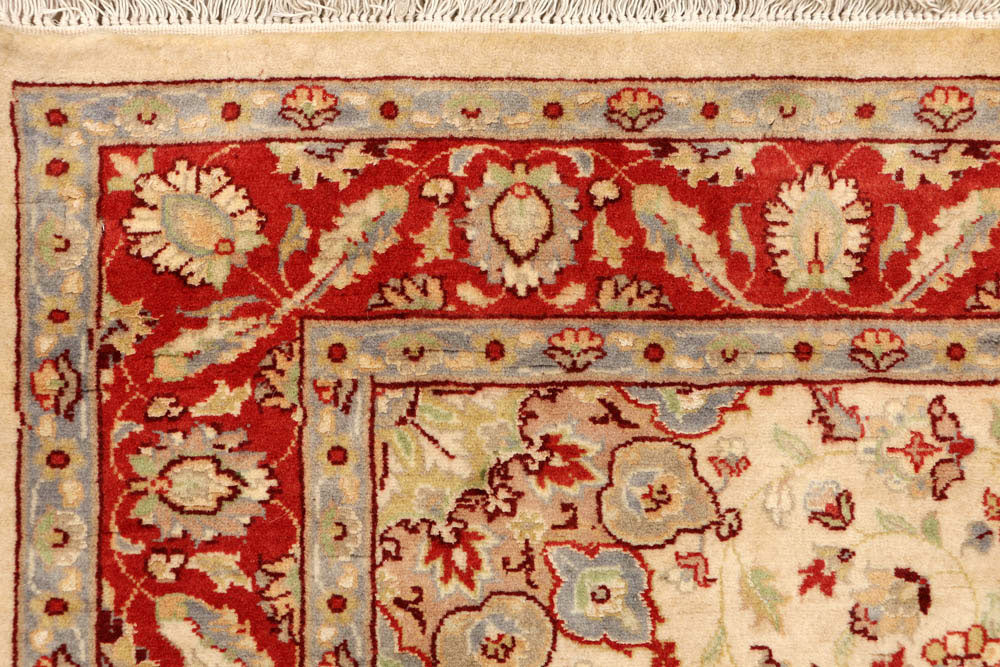 Wheat Kashan 4' 1 x 3' 11 - No. 48399 - ALRUG Rug Store