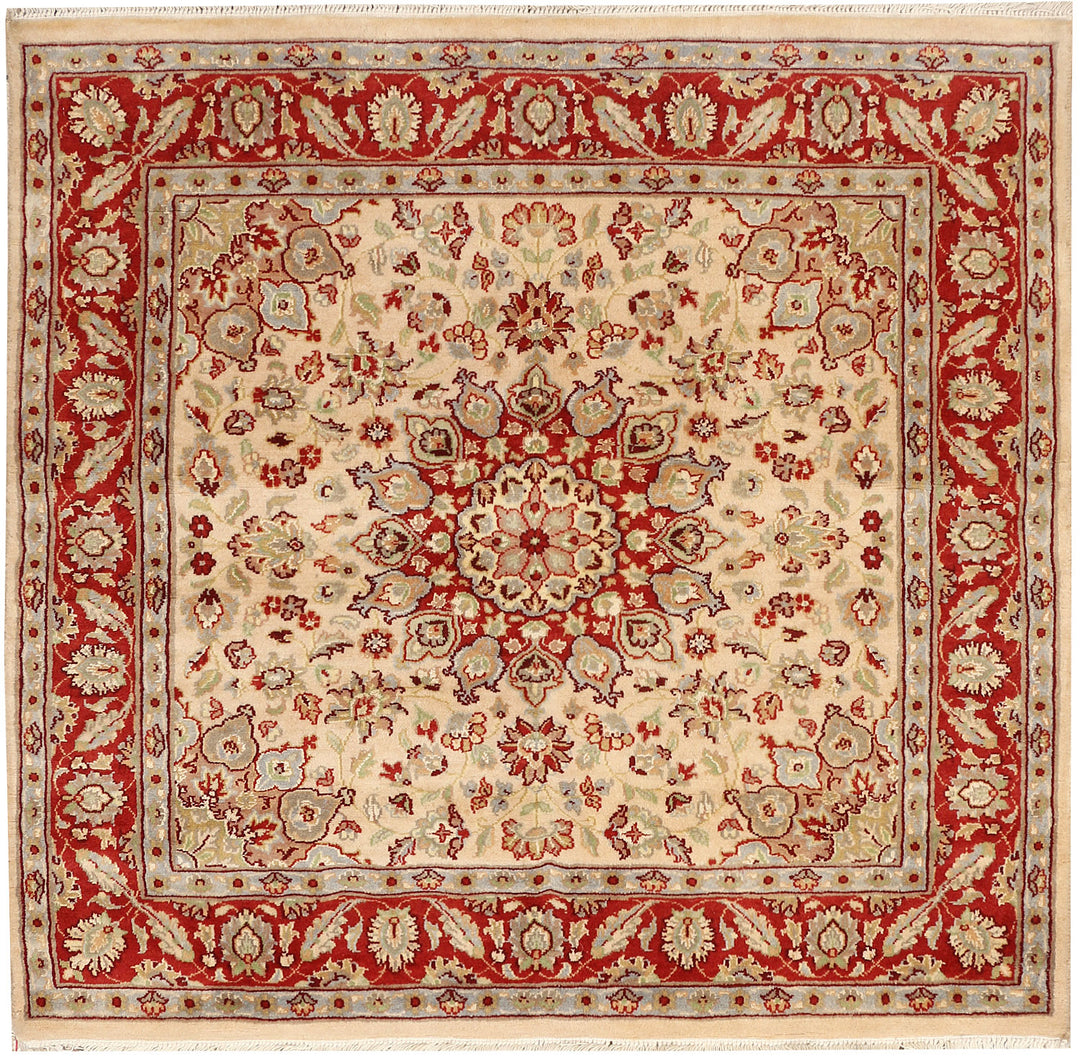 Wheat Kashan 4' x 3' 10 - No. 48403 - ALRUG Rug Store