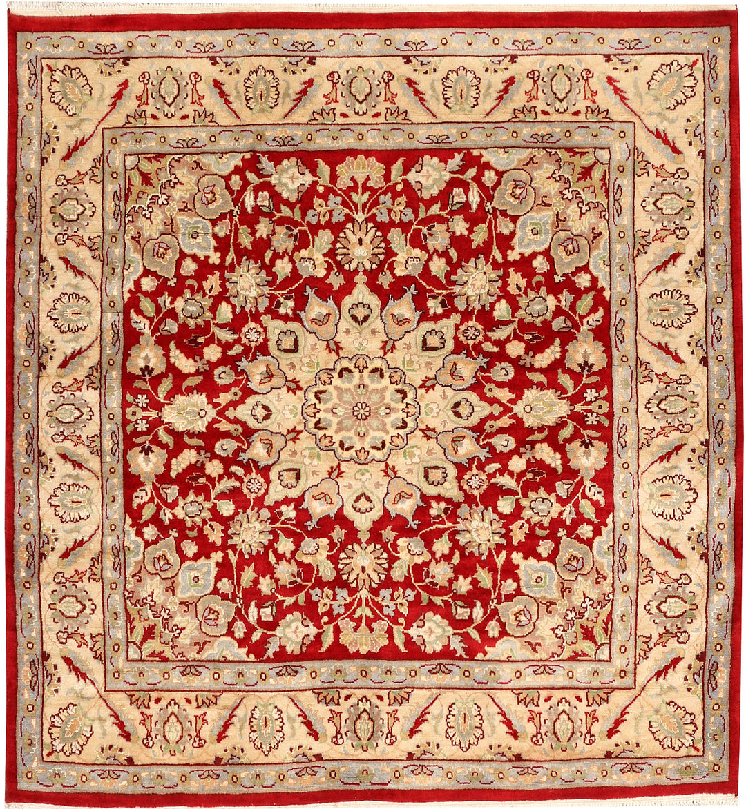 Firebrick Kashan 4' x 4' 2 - No. 48404 - ALRUG Rug Store