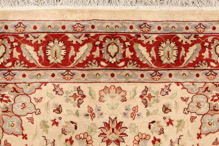 Wheat Kashan 4' 1 x 4' 2 - No. 48405 - ALRUG Rug Store