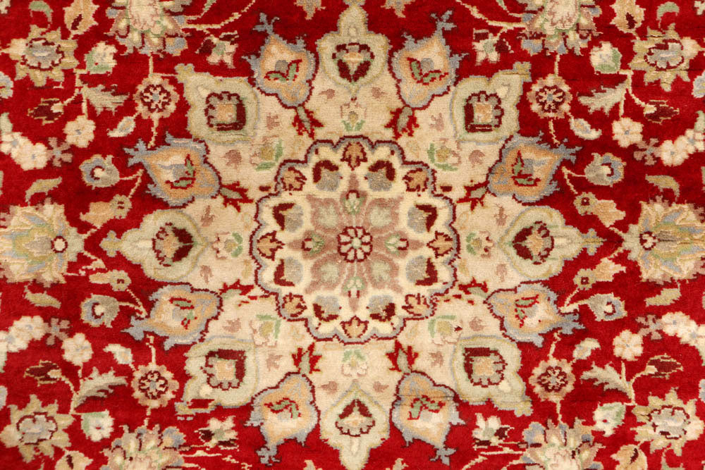 Firebrick Kashan 4' 1 x 4' 1 - No. 48406 - ALRUG Rug Store