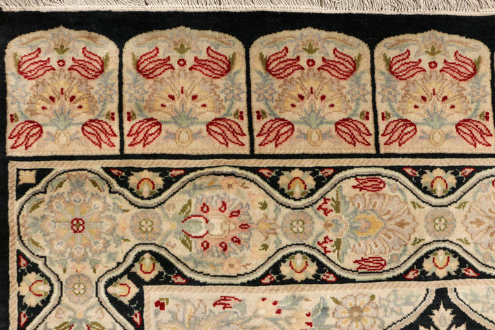 Black Kirman 4' 1 x 6' 3 - No. 48408 - ALRUG Rug Store