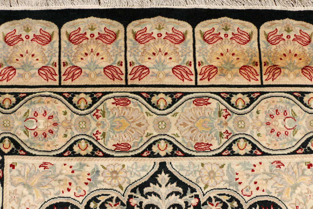 Black Kirman 4' 1 x 6' 3 - No. 48408 - ALRUG Rug Store