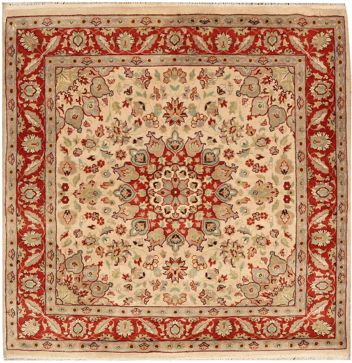 Bisque Kashan 4' x 4' - No. 48413 - ALRUG Rug Store
