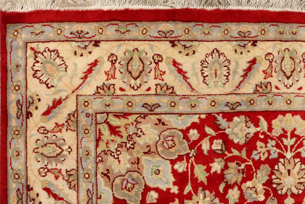 Firebrick Kashan 4' 1 x 4' 2 - No. 48417 - ALRUG Rug Store