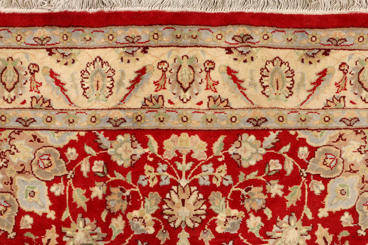 Firebrick Kashan 4' 1 x 4' 2 - No. 48417 - ALRUG Rug Store