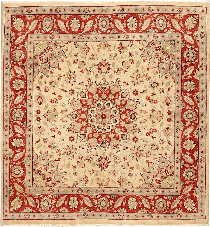 Bisque Kashan 4' x 4' 2 - No. 48418 - ALRUG Rug Store