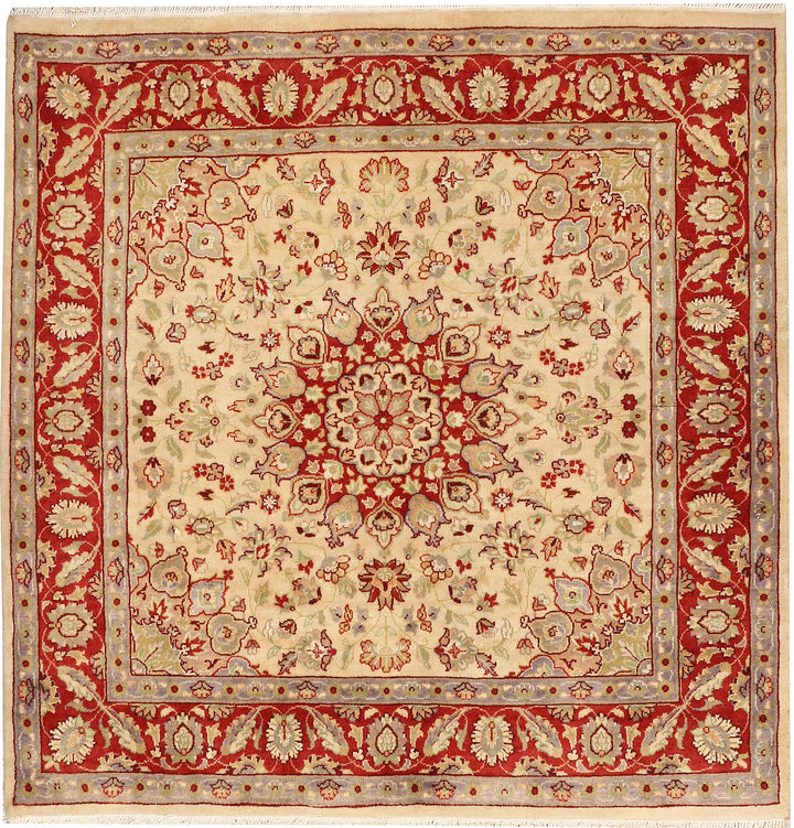 Bisque Kashan 4' x 4' 1 - No. 48421 - ALRUG Rug Store
