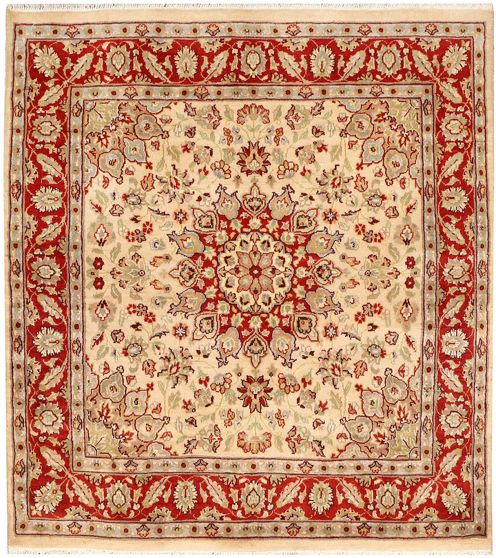 Bisque Kashan 3' 11 x 4' 3 - No. 48422 - ALRUG Rug Store