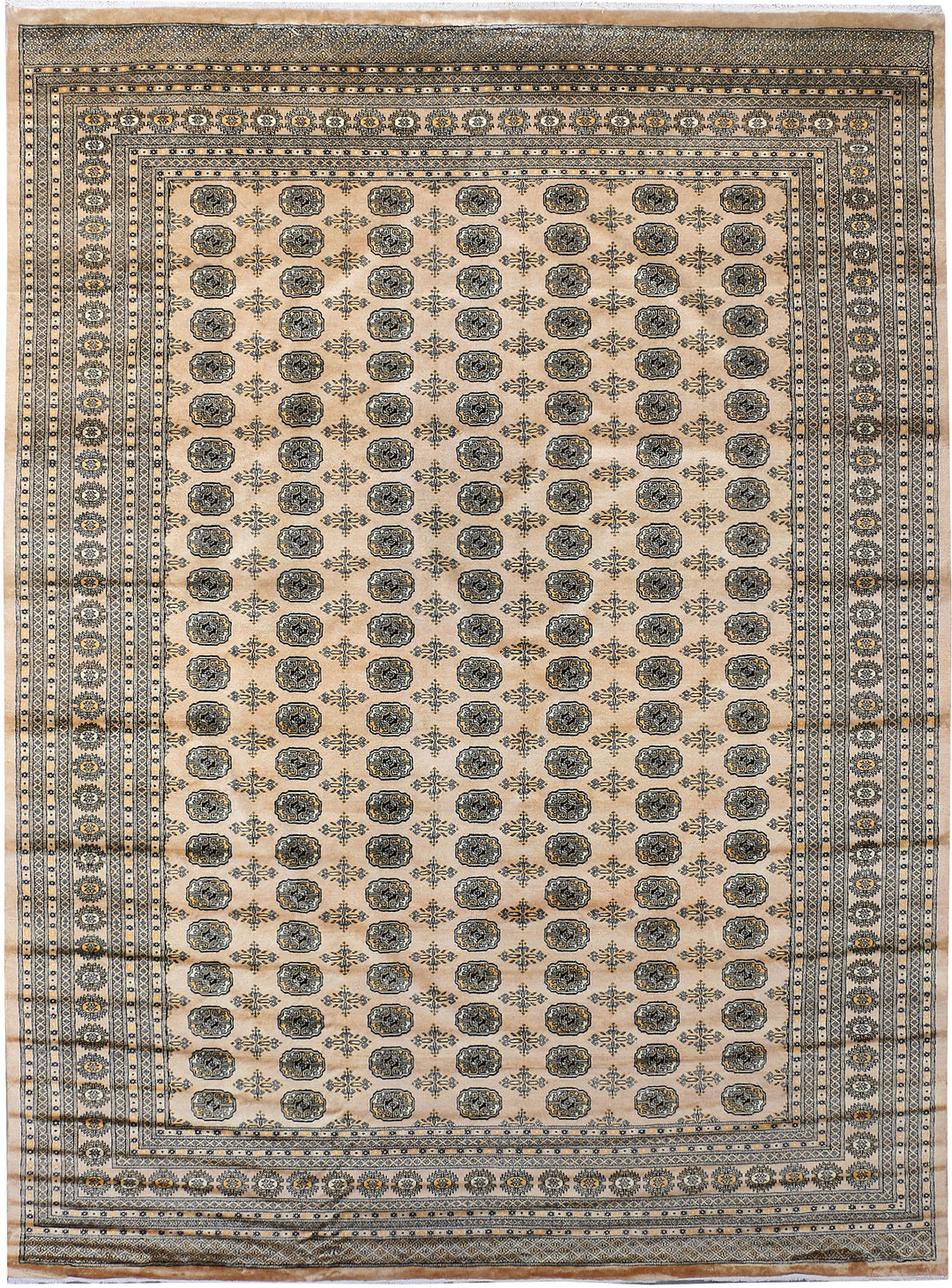 Bisque Bokhara 10' 4 x 13' 10 - No. 48428 - ALRUG Rug Store