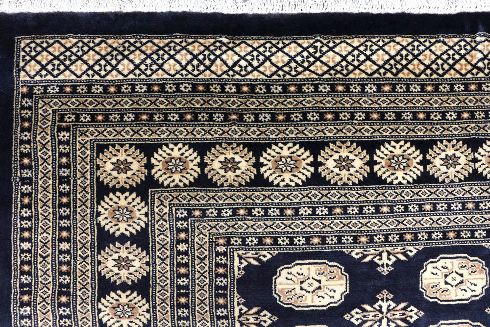 Midnight Blue Bokhara 9' 2 x 11' 11 - No. 48432 - ALRUG Rug Store