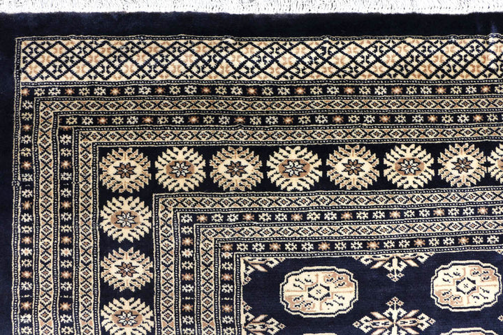 Midnight Blue Bokhara 9' 2 x 11' 11 - No. 48432 - ALRUG Rug Store