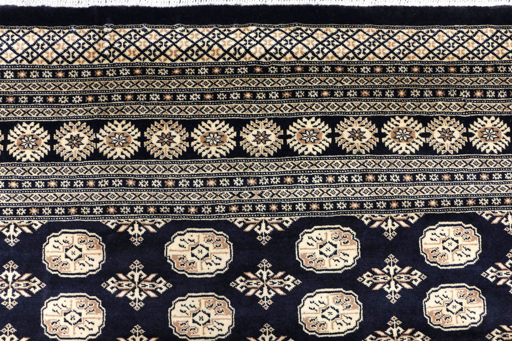 Midnight Blue Bokhara 9' 2 x 11' 11 - No. 48432 - ALRUG Rug Store