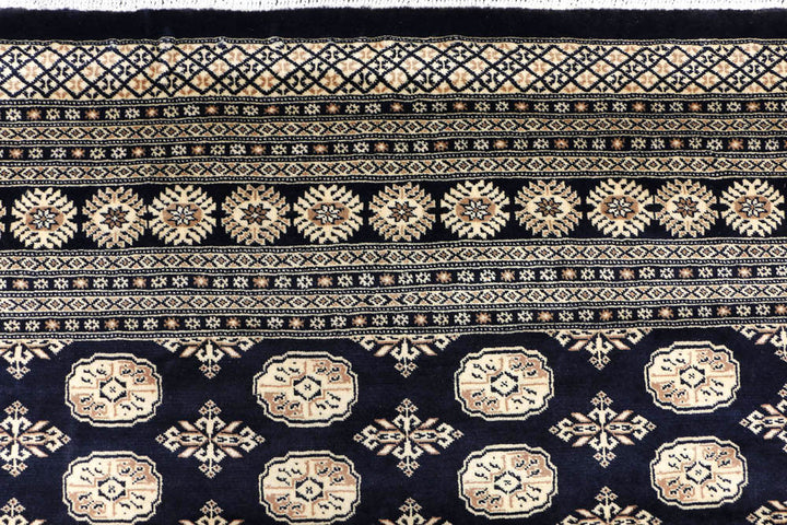 Midnight Blue Bokhara 9' 2 x 11' 11 - No. 48432 - ALRUG Rug Store